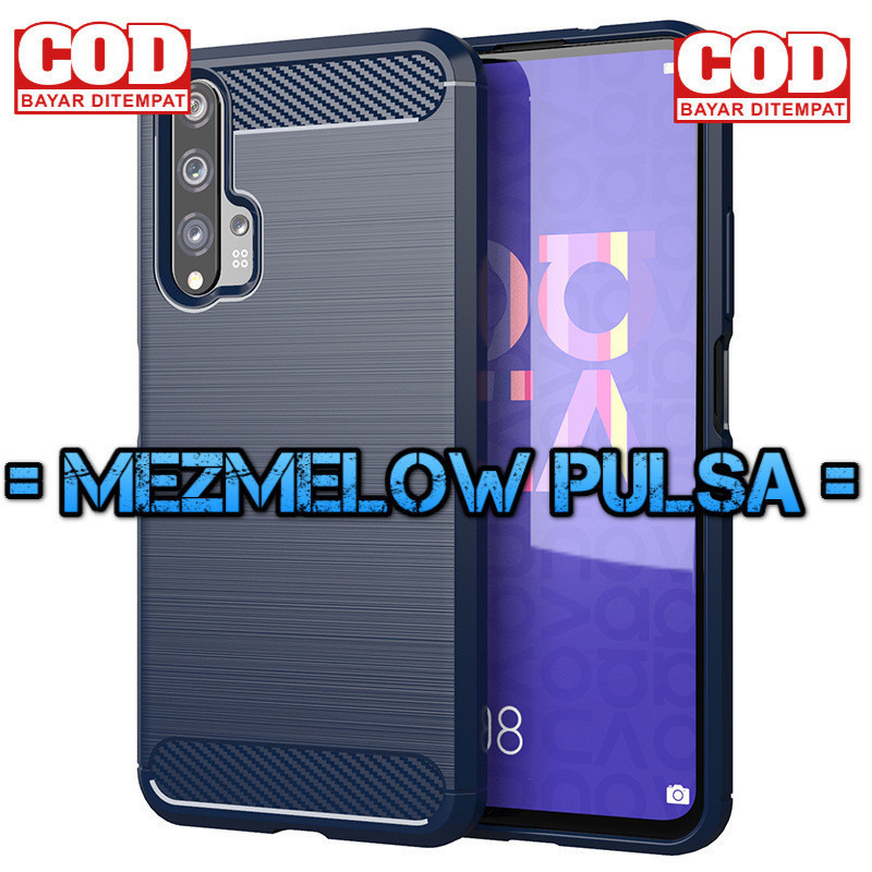 Silicone Fiber Carbon Casing Caseng Softcase HUAWEI Nova 5T / NOVA 5T PRO / HONOR 20 / HONOR 20 PRO - Gambar 4