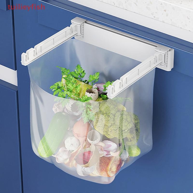 【tuilieyfish】 Foldable Trash Bag Holder Stand Trash Bag Storage Rack ...