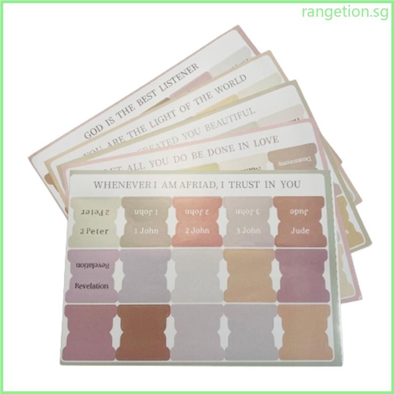 RAN 745PCS Bible Tabs with Positioning Guide Writable Bible Labels ...