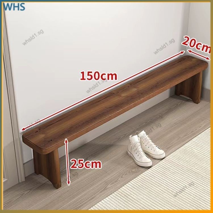 Solid wood shoeshine bench vintage starter bench antiseptic wood patio ...
