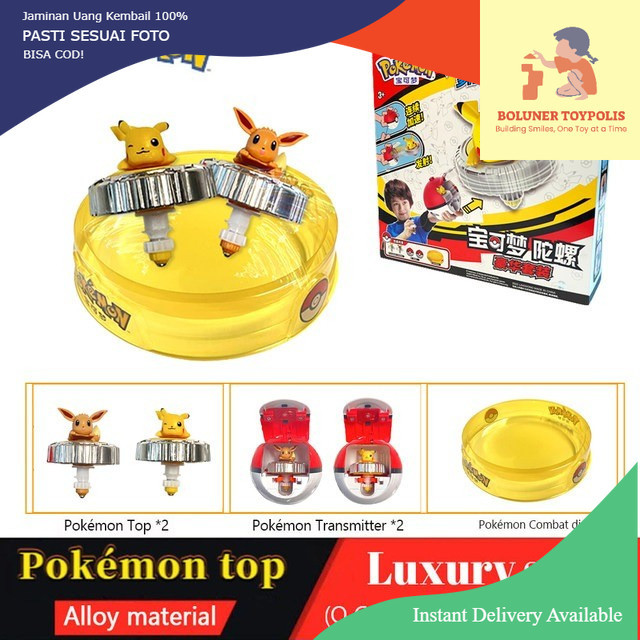 Ldcx - Pokemon Spinning Top Toy Beyblade Gasing Gangsing Battle Arena ...