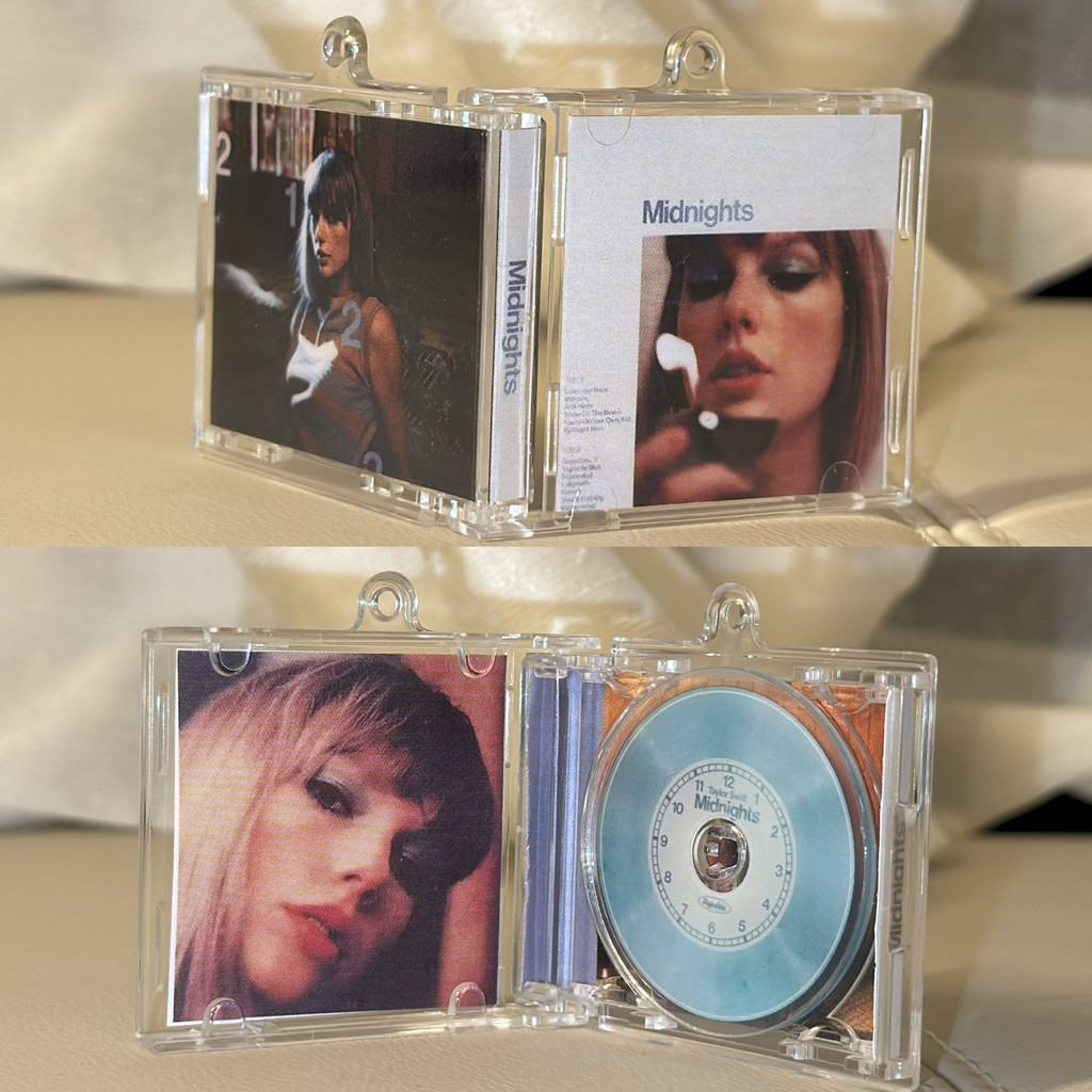 Taylor Swift TTPD Mini CD Keychain 1989 Midnights Reputation