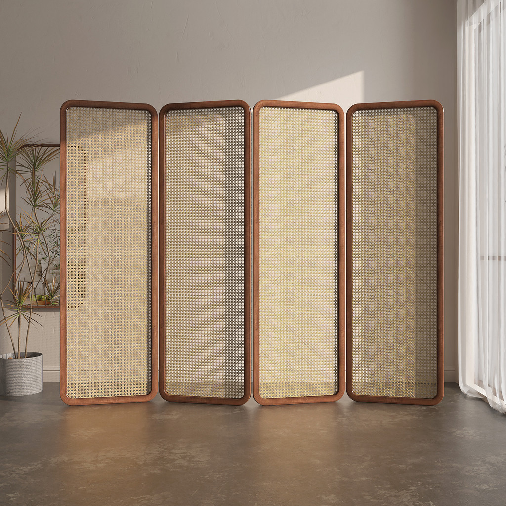 [Environmental Protection and Health]New Chinese Style Rattan Screen ...