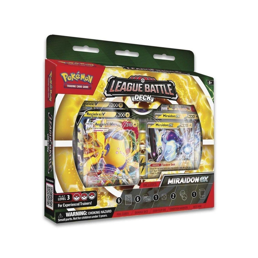 Pokemon | Miraidon Ex League Battle Deck | Trading Card Game | English |  Shopee Singapore