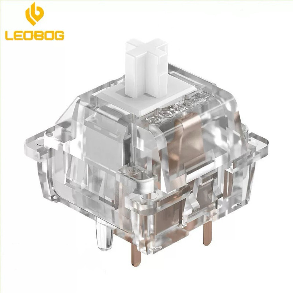 LEOBOG Ice Soul Switch Crystal Switch for Mechanical Keyboard Tactile ...