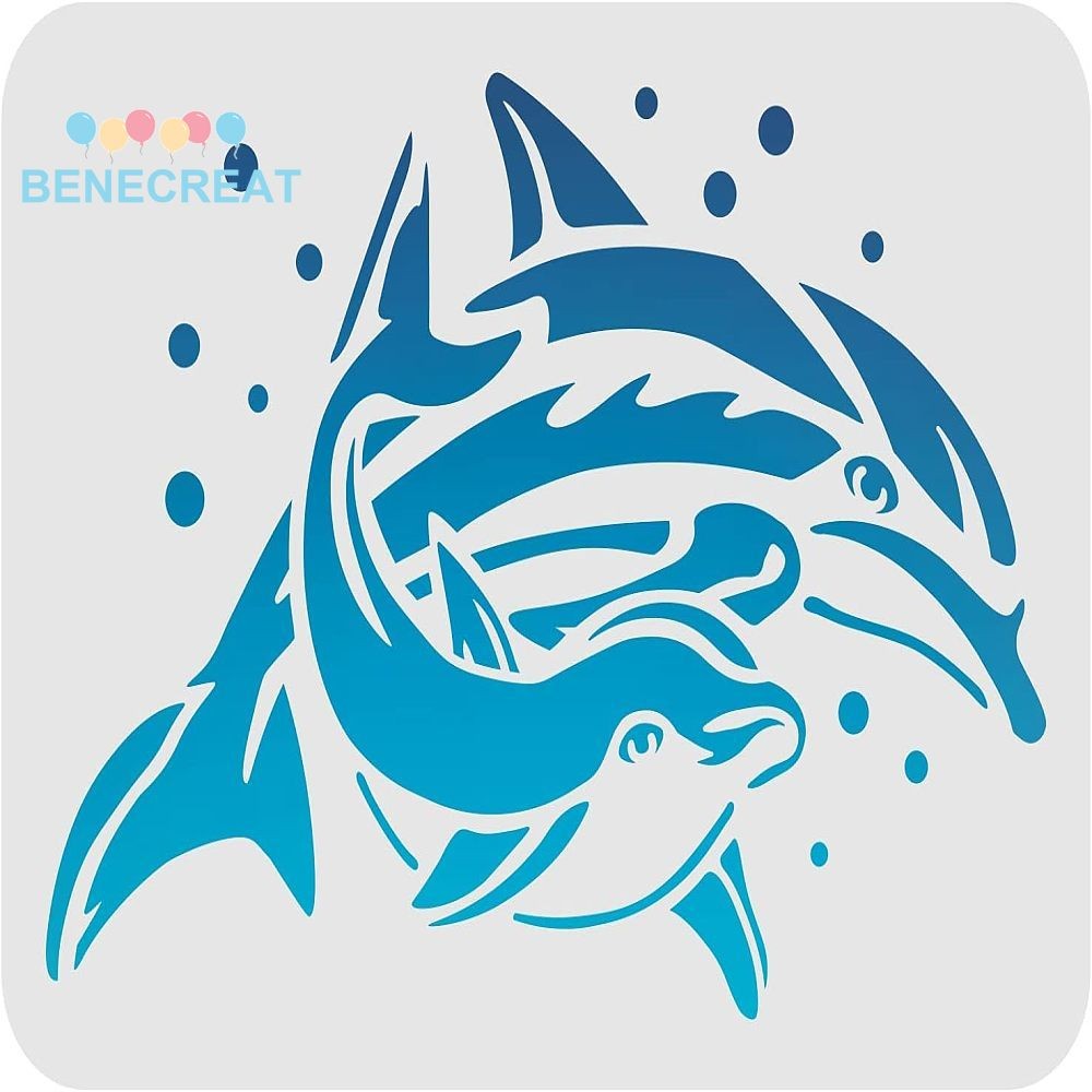 BENECREAT 1pc Large Plastic Reusable Drawing Painting Stencils ...