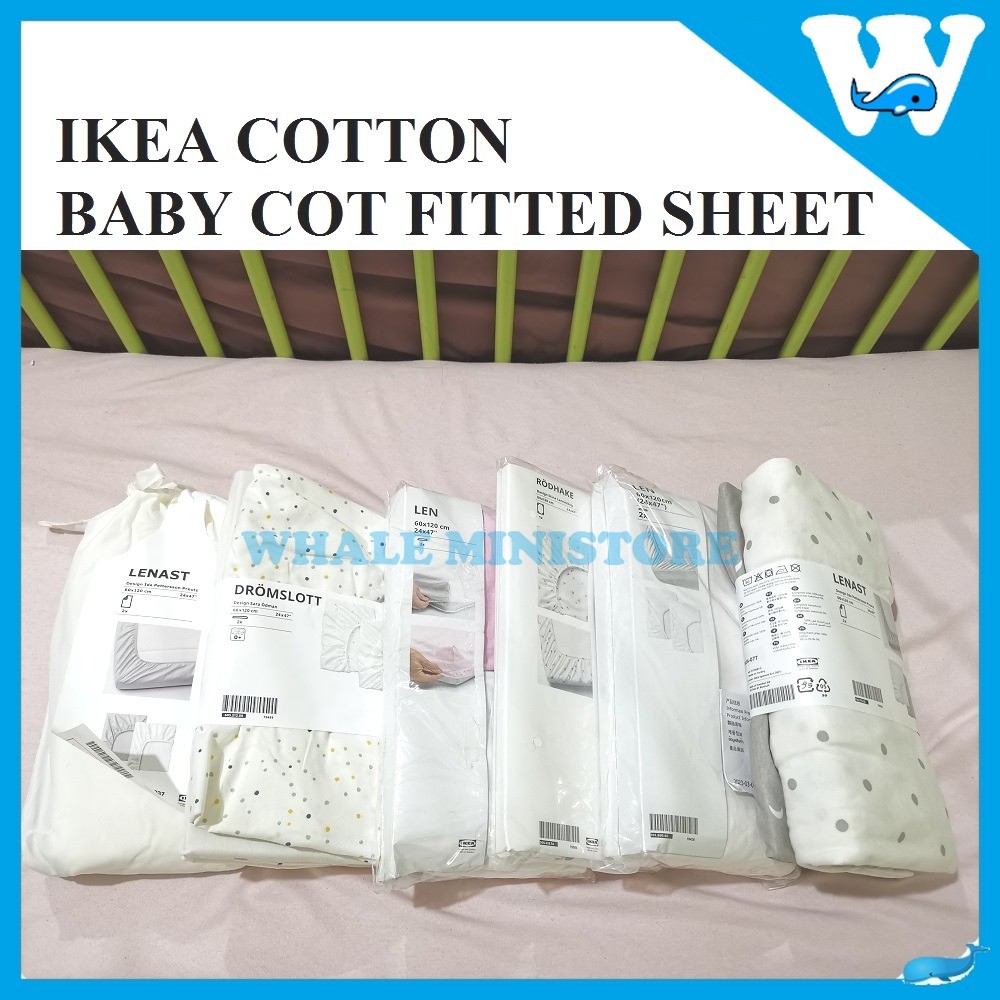Ikea baby cot fitted sheet sale