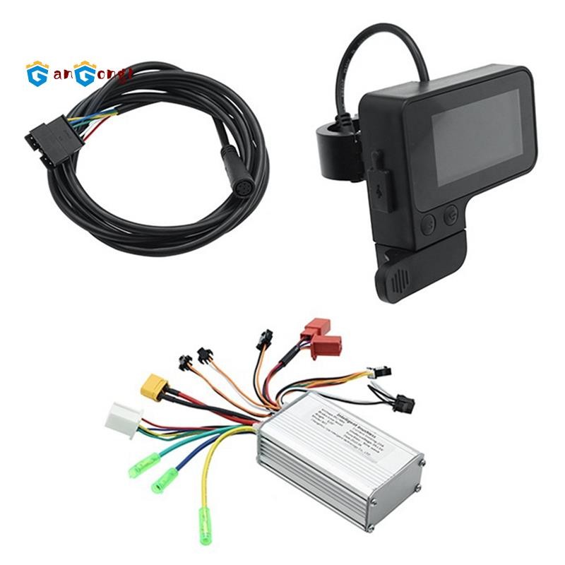 48V 20A Brushless Motor Controller+Color LCD Display Accelerator for ...