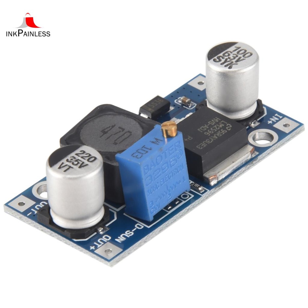 48V adjustable step-down regulator module, DC-DC, LM2596HV input, 4.5 ...