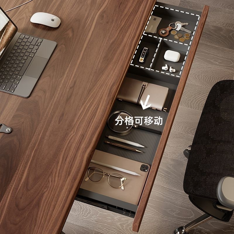 Under Desk Office Table Drawer Solid Wood Under Table Drawer, Storage ...