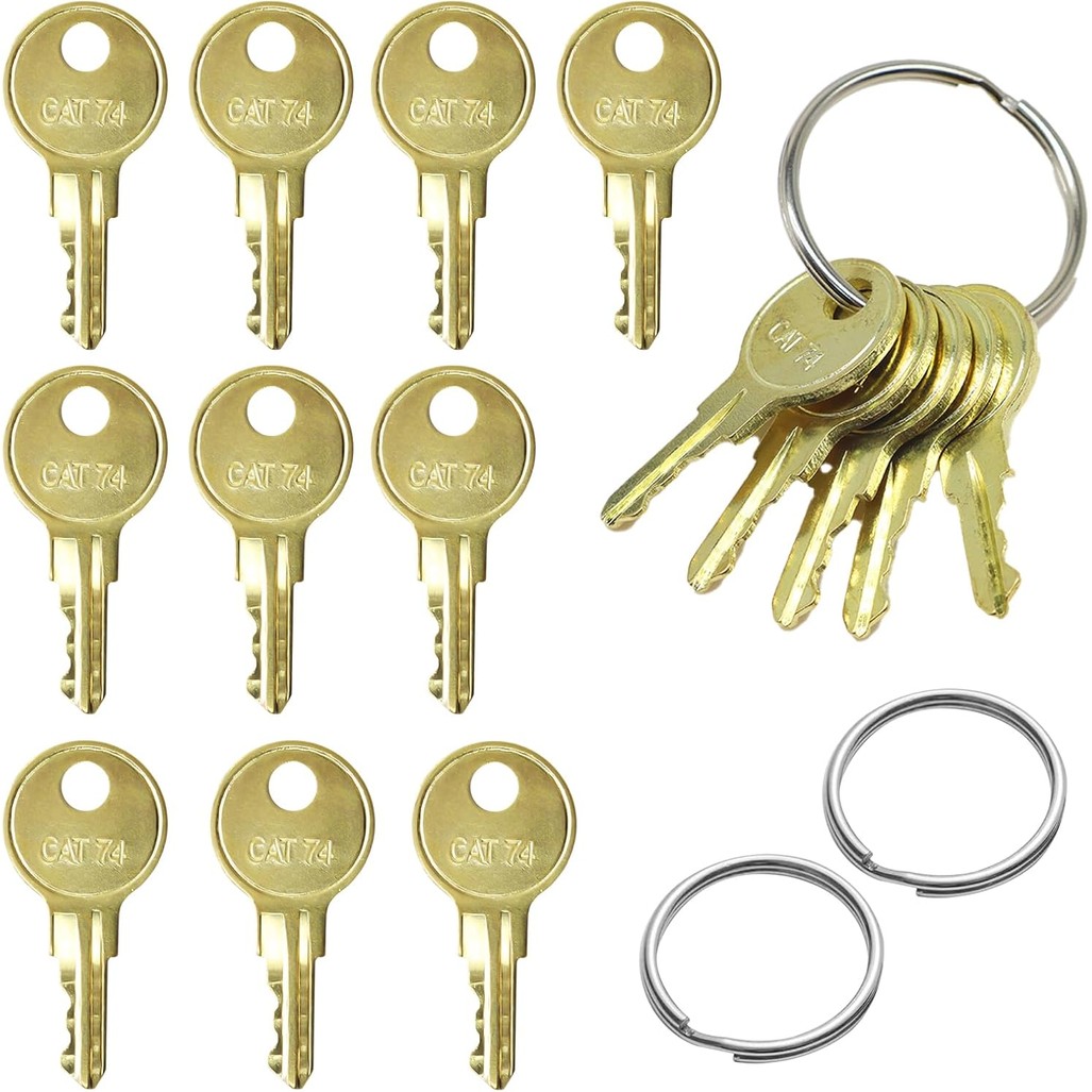 Dispenser Keys for Bobrick 33043 CAT74 10 Pack Toilet Paper Towel ...