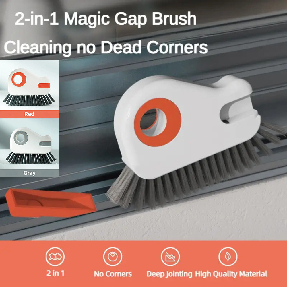 Crevice Gap Cleaning Brush Bathroom Tile Brush Cleaner Window Track ...
