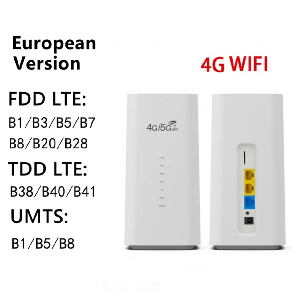 Wide Coverage 4G LTE WiFi Router with SIM Card Slot Portable and ...