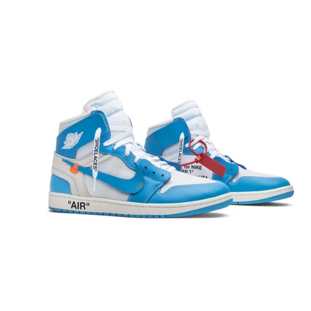 2018 Off White x Air Jordan 1 Retro High OG UNC Shopee Singapore