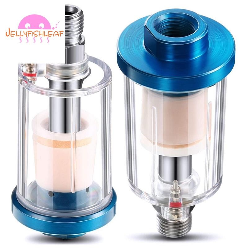 4-Pack Water Oil Separator Filter – 1/4" NPT Air Compressor Moisture Trap With Drain Valve For Air Tools & Spray Guns