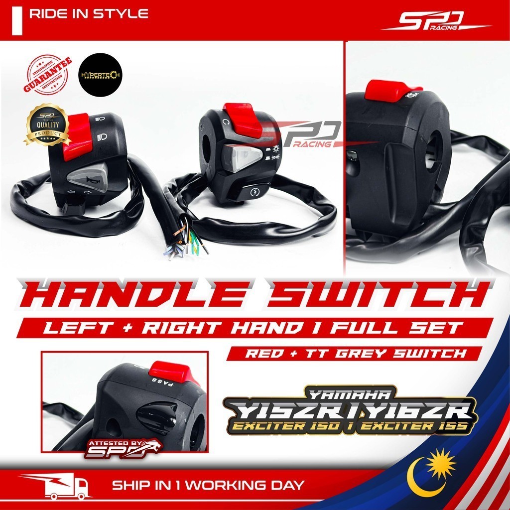 Y15 Y16 Handle Switch On/off (Left / Right ) Vario Type PNP For YAMAHA ...