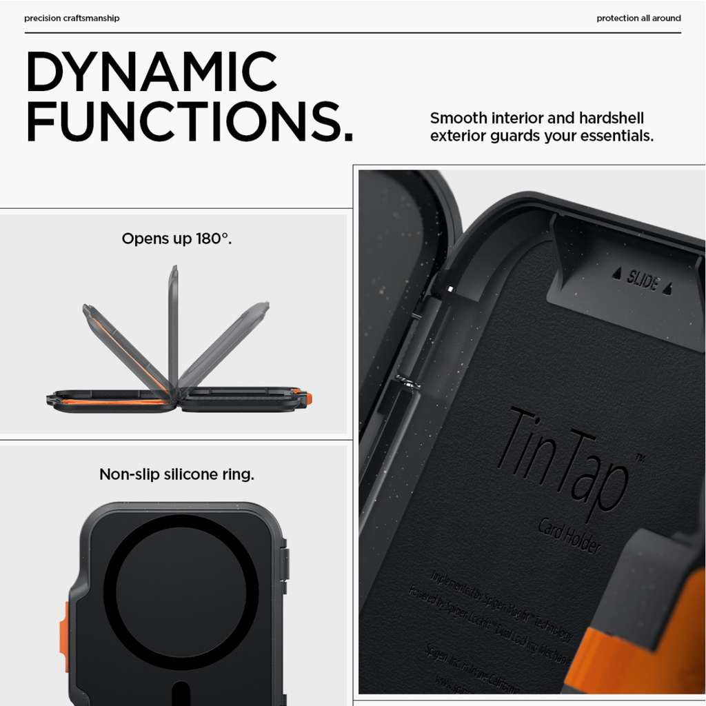 SPIGEN Dompet Kartu Card Holder MagSafe Tintap Magnetic Wallet for iPhone 17 16 15 14 13 12 Pro Max Plus Air - Gambar 4