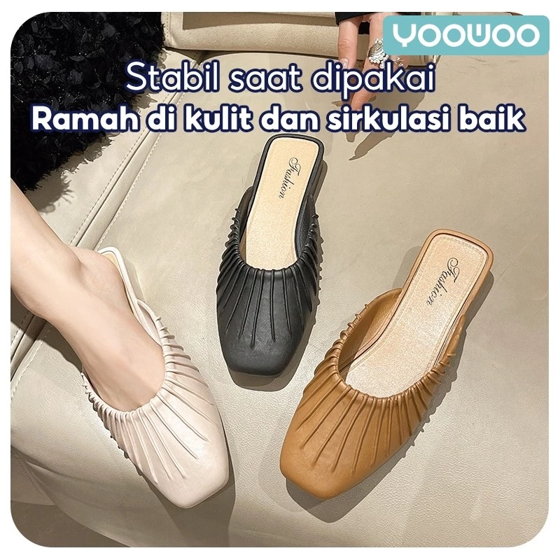 YooWoo Sandal Wanita / Sandal Wanita Kekinian / Sandal Wanita Korean Style / Sandal Wanita Terbaru 2026 / Sandal Wanita Elegan - Gambar 2