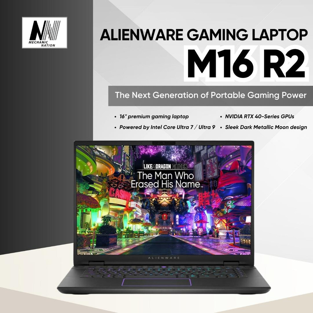 Dell Alienware M16 R2 CANM162CTO01MSG Gaming Laptop | 16 Inches QHD ...