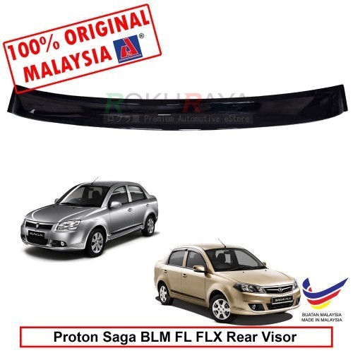 Proton Saga BLM FL FLX (2nd Gen) AG Rear Wing Spoiler Visor (Small 10cm ...