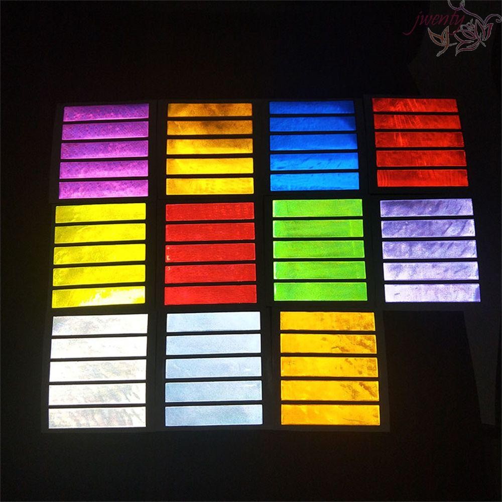 JWENTY Reflective Sticker 5Pcs/Sheet PVC Safety Use for Car Motorbike ...