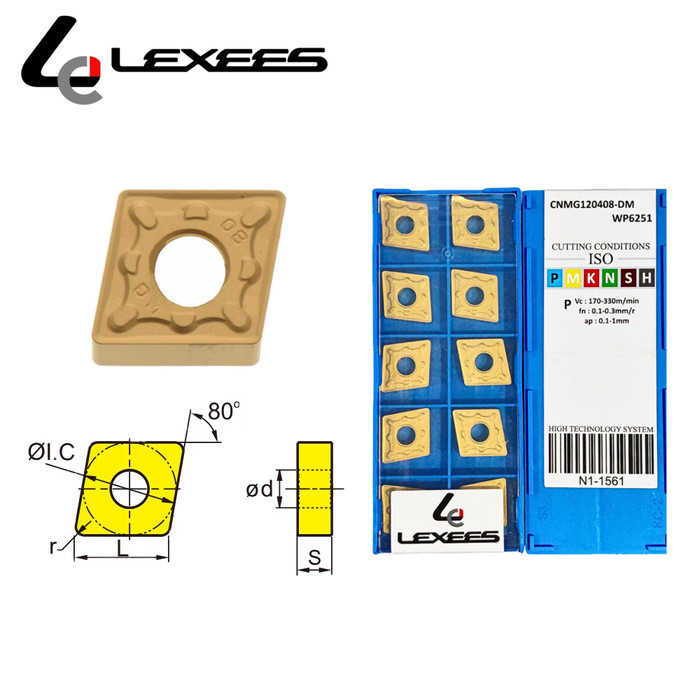 MATA CNMG Lathe Insert 120408 DM LEXEES Chisel CNMG 12 04 08 CNMG ...
