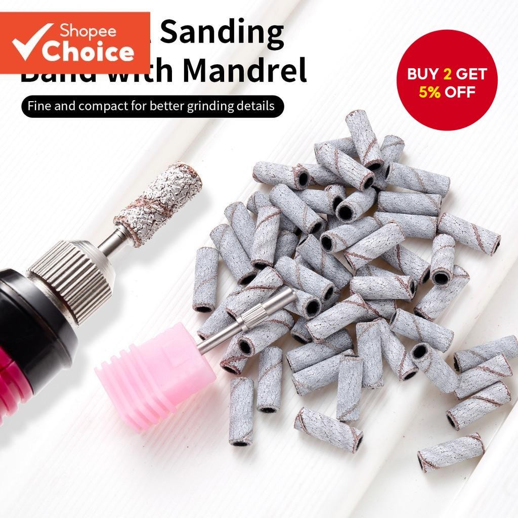 3.1mm Mini Nail Sanding Bands with 38 Shaft Drill Bits SandBands for ...