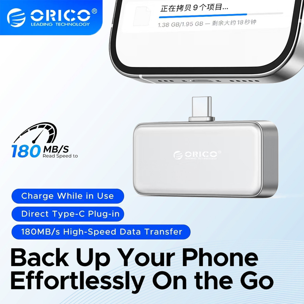 ORICO Portable SSD 64 256GB MINI FlashPod PSSD ProRes with Direct Plug ...