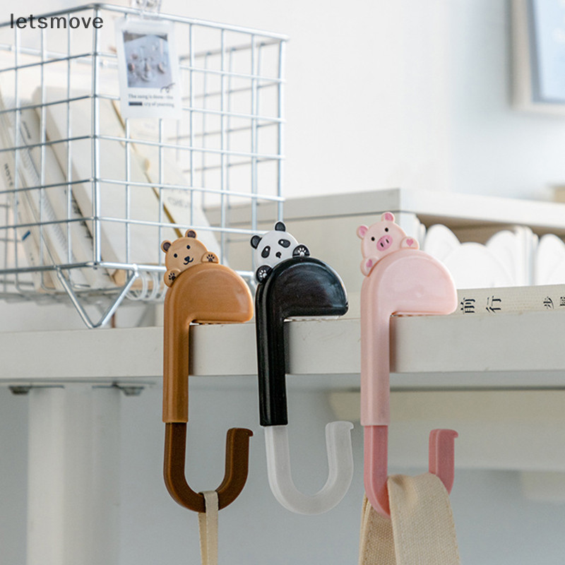 letsmove Travel Portable Plastic Bag Cute Animal Hook For Hanging Decorative Table Purse Bag Hooks Wall Hanger Holder Handbag Hanger Ready Stock Shopee Singapore