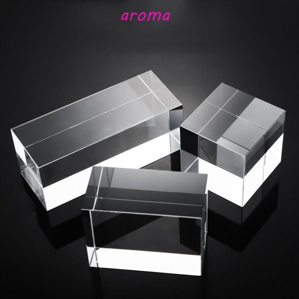 AROMA Jewelry Display Riser Stands, K9 Crystal Stereoscopic Acrylic ...