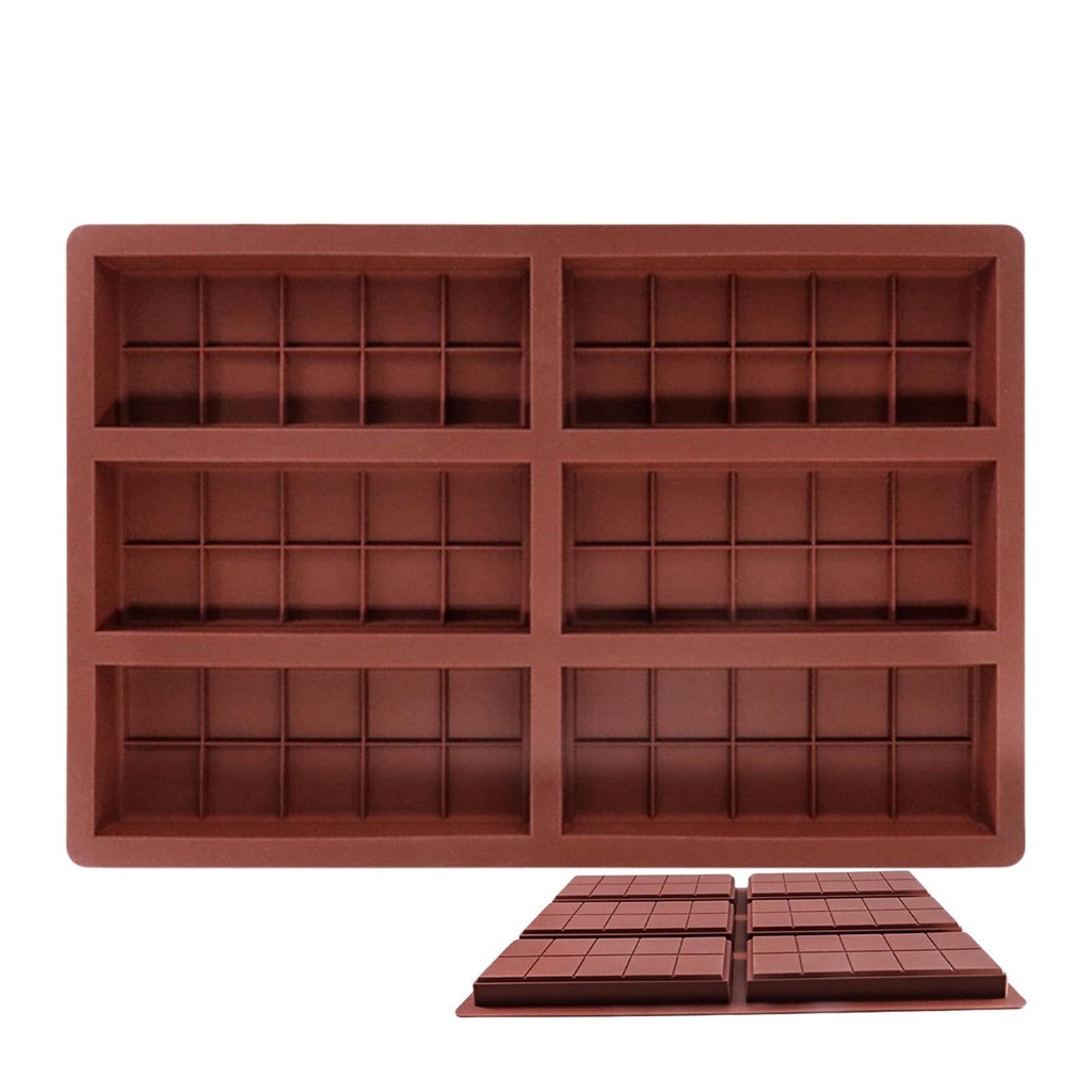 Chocolate Bar Mold Deep Silicone Chocolate Candy Bar Mold Non Stick ...