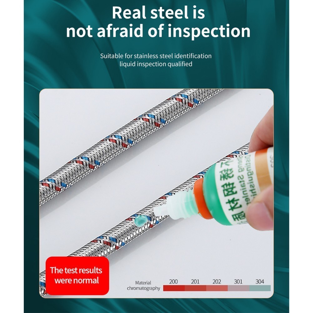 ⭐QUMM ⭐ Stainless Steel Flexible Sanitary Pipe Cold Hot Mixer Faucet