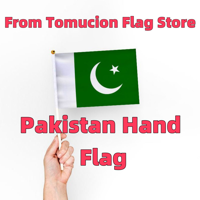 Tomucion Pakistan Flags PAK Pakistan Hand Held Stick flag Small Mini ...