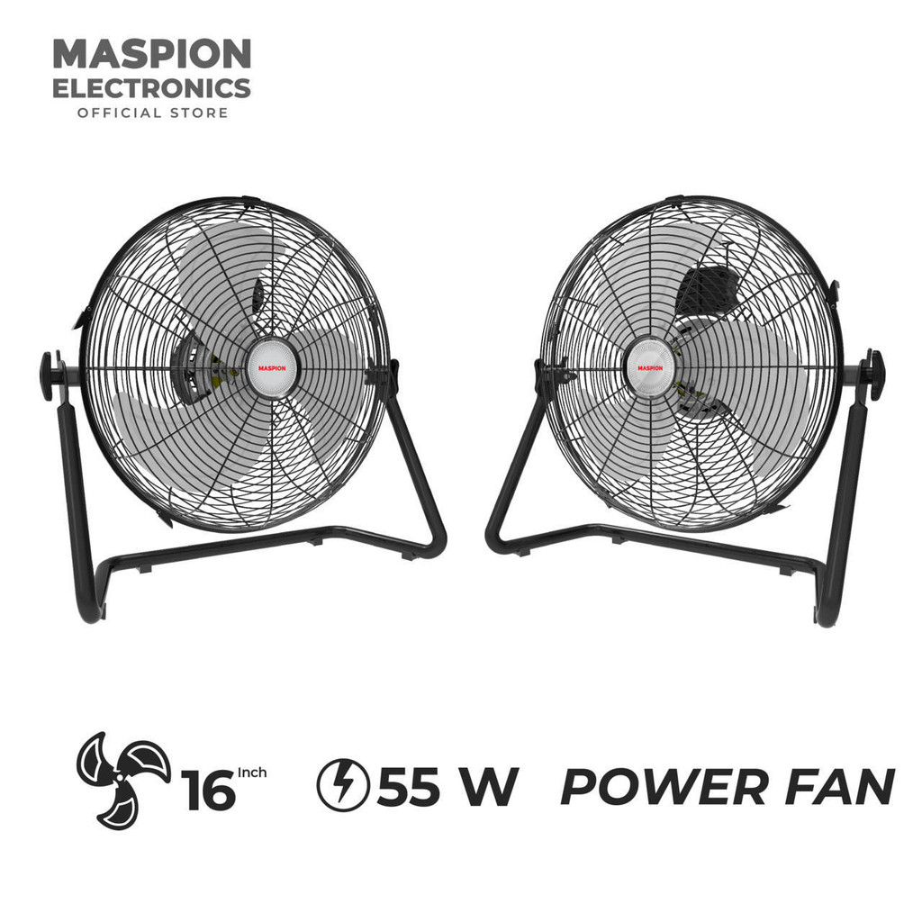 Maspion Power Desk Fan Kipas Angin Meja 16 Inch PW-1604 D - Gambar 2