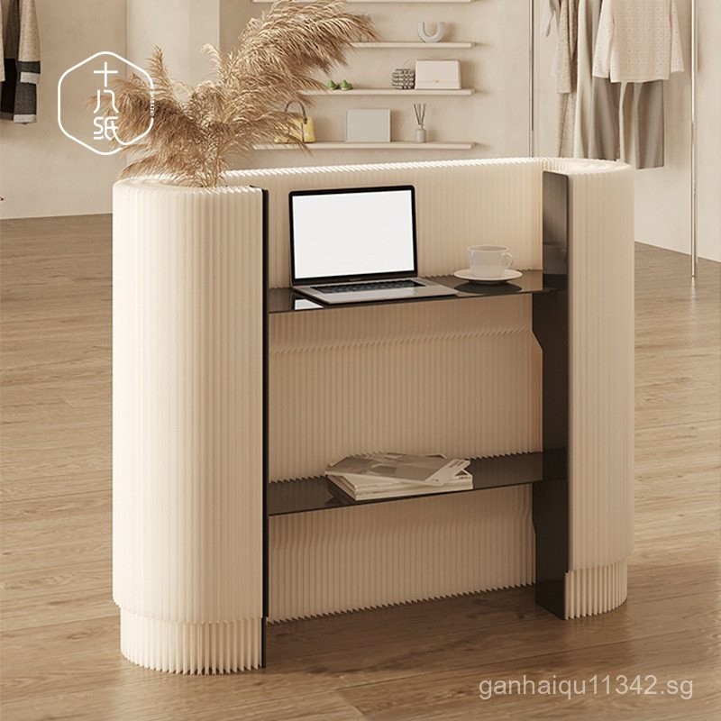 Shibazhi Reception Desk Welcome Reception Desk Cashier Clothing Store ...