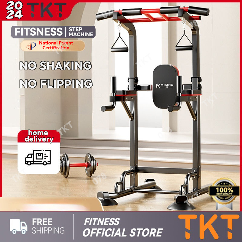 TKT Pull Up Device Adjustable Pull Up Bar Dip Power Tower Pull Up