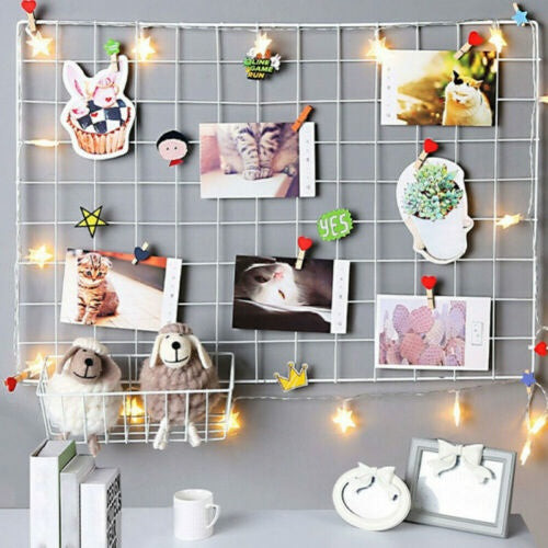 Multi-Purpose Metal Mesh Grid Frame White Wire Mesh | Shopee Singapore