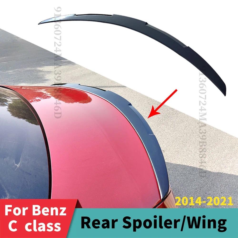 GT Style Sport Boot Lip Rear Trunk Spoiler Wing For Mercedes W205 C205 ...