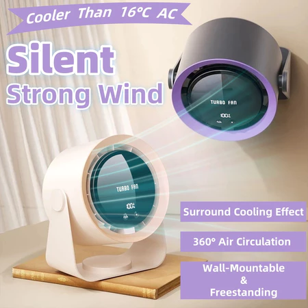 Strong Wind & Silent Desk Fan (50000mAh) listing photo 1