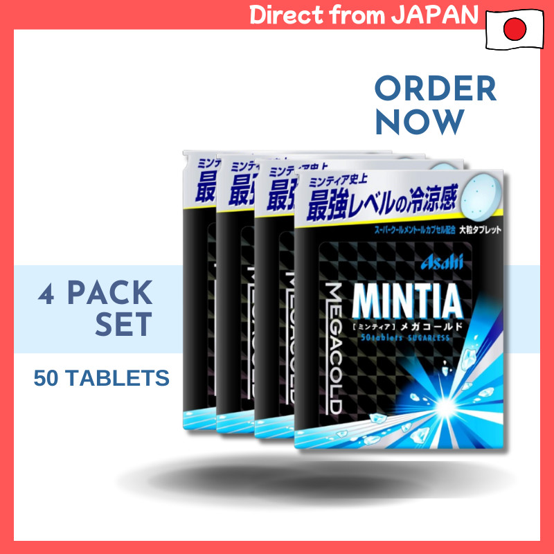 Mintia Mega Cold - Sugar-Free Candy Mints - 50 pcs x 4 packs | Shopee ...