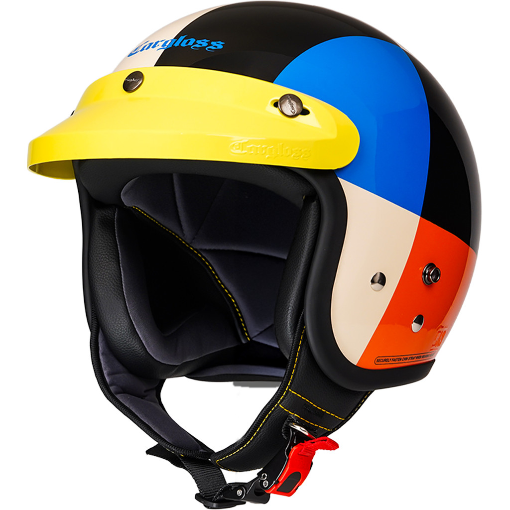 Cargloss CFM Retro Helm Half Face - Geometric Retro Pop - Gambar 2