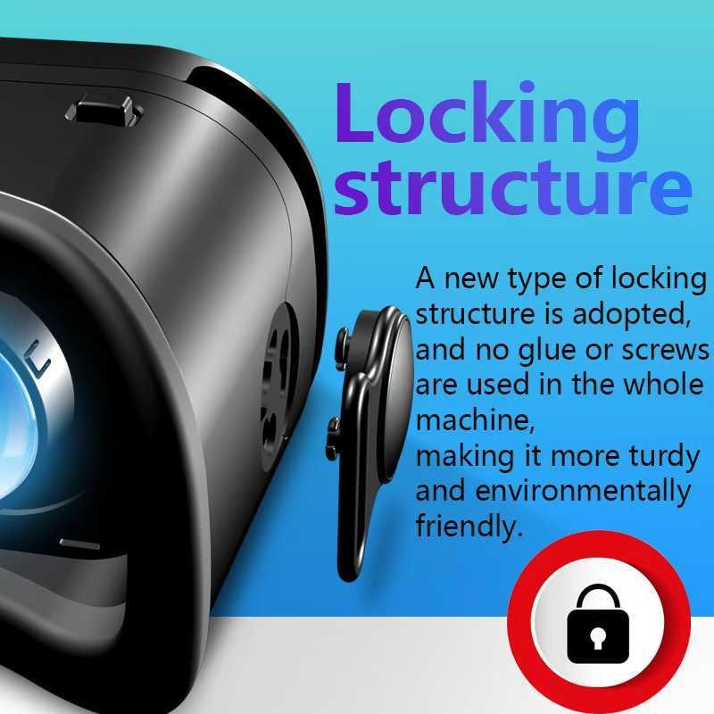 VRG Pro Q8 Blue Ray Glasses 3D Virtual Reality description image 7