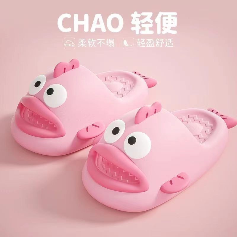 Olympic Champion All Red Chan Ugly Fish Slippers Quick Drying Lightweight for 8.4 Shopee Singapore