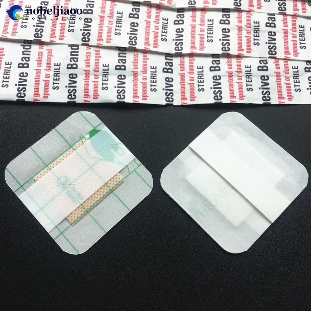 NOBELJIAOO 50/100Pcs 38*38mm Transparent PU Waterproof Wound Plaster ...