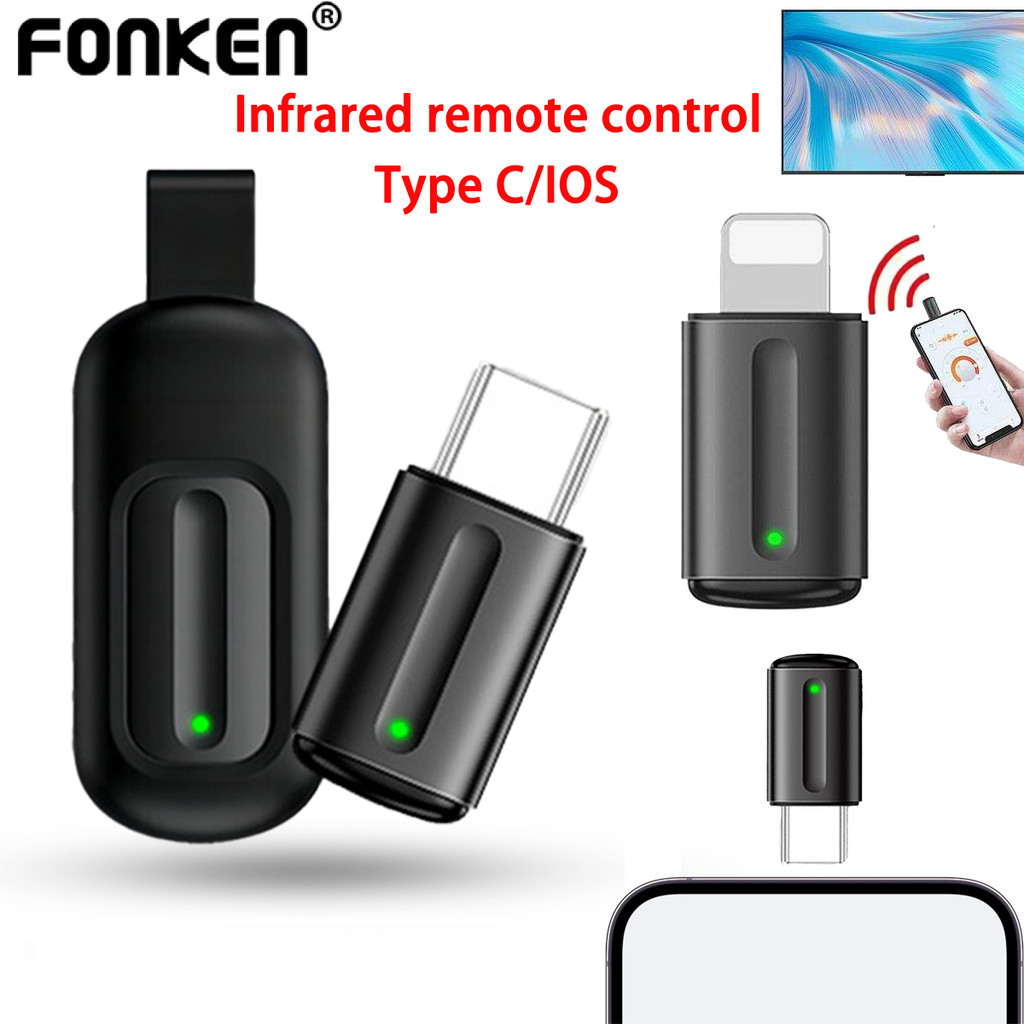 Fonkne Universal Smart IR Blaster Remote Control Type C/IOS Phone ...