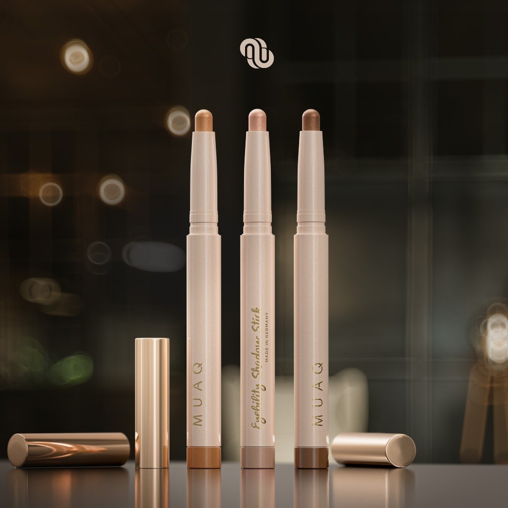 MUAQ Eyebility Shadow Stick Untuk Riasan mata / Merah Jingga Official - Gambar 2