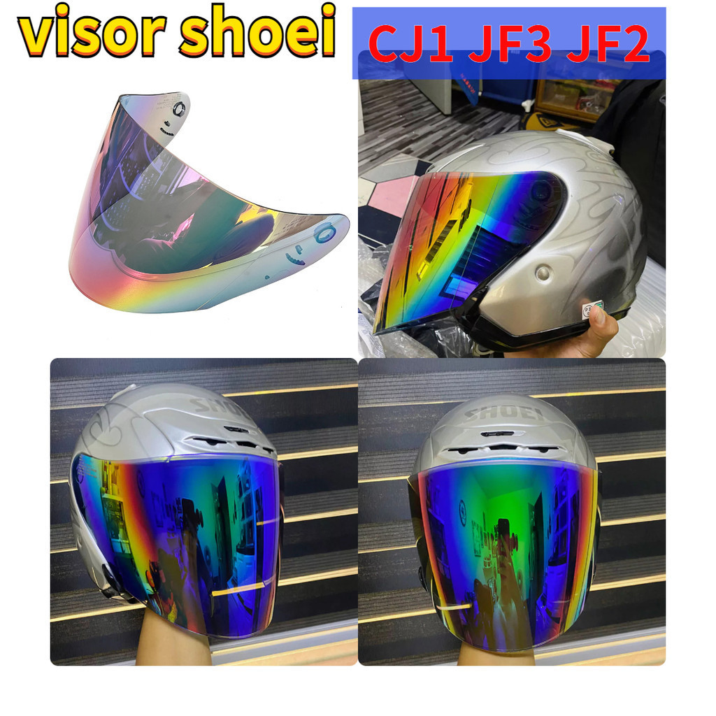 On Sale】Helmet Visor for Shoei CJ1 CJ-1 V10 JF2 J Stream Jack JF3
