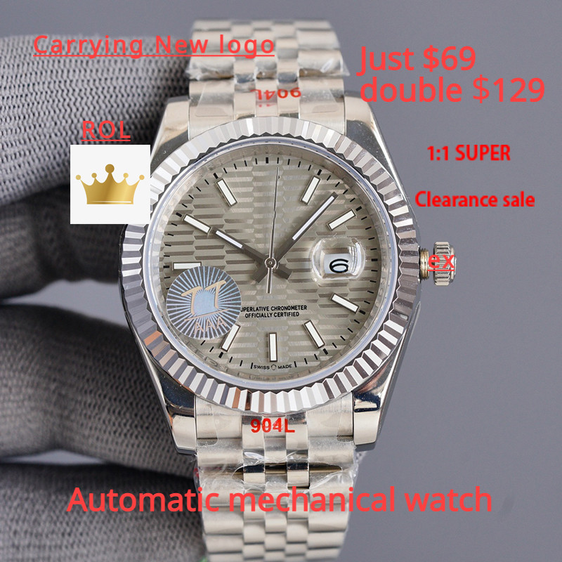 Super clearance Mechanical watch date and Just Series Automatic Mechanical Watches for man Couple Calendar 36mm 40mm Watch for lover Shopee Singapore