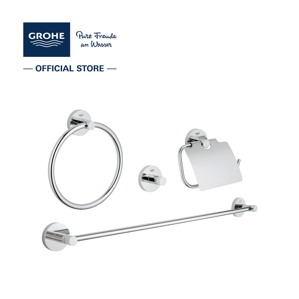 GROHE Essentials Accessories Set Master 4-in-1 | Shopee Singapore