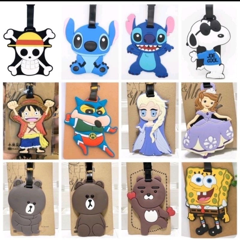 Luggage Tag Tow Pass Boarding Pass Anpanman Bacteria Man Maruko Daisy ...